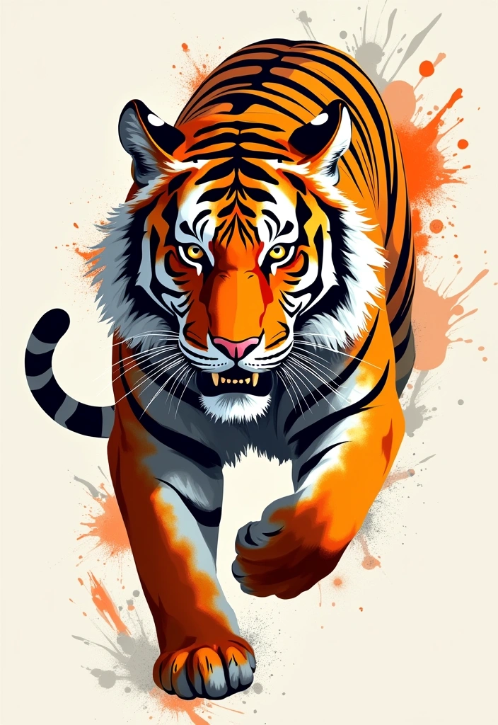 10 Stunning Big Cats Art Pieces That Will Take Your Breath Away! - 4. Abstract Big Cats