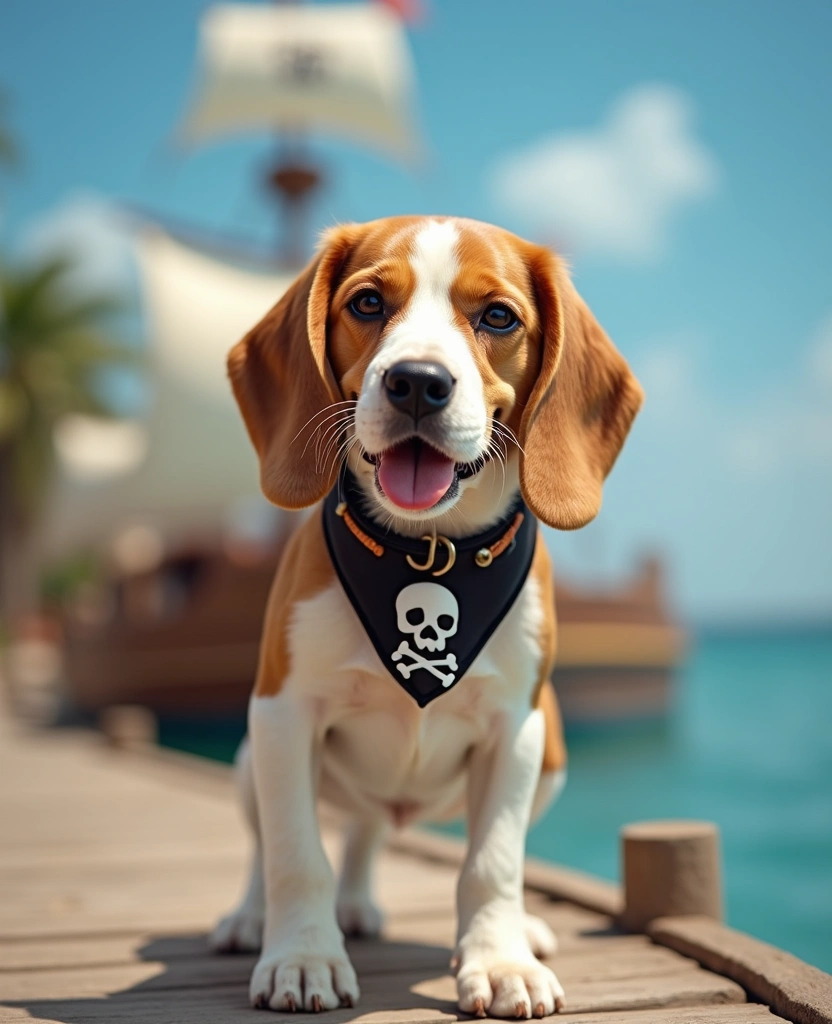 13 Silly Dog Collars That Will Make Your Friends Jealous (Especially #5!) - 9. The Pirate Pup