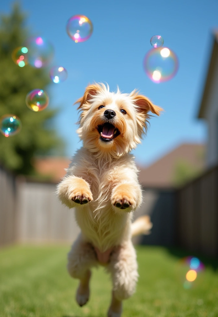 18 Fun Dog Exercise Ideas to Keep Your Pup Happy and Healthy (Don't Miss #12!) - 15. Chasing Bubbles