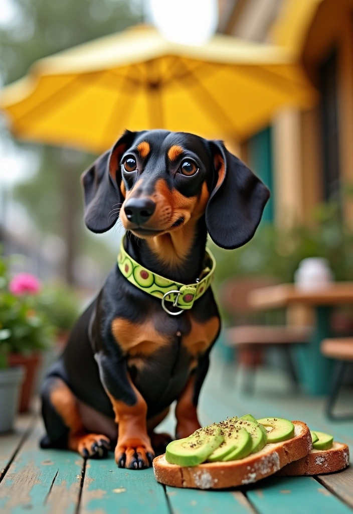 13 Silly Dog Collars That Will Make Your Friends Jealous (Especially #5!) - 6. The Cheeky Avocado