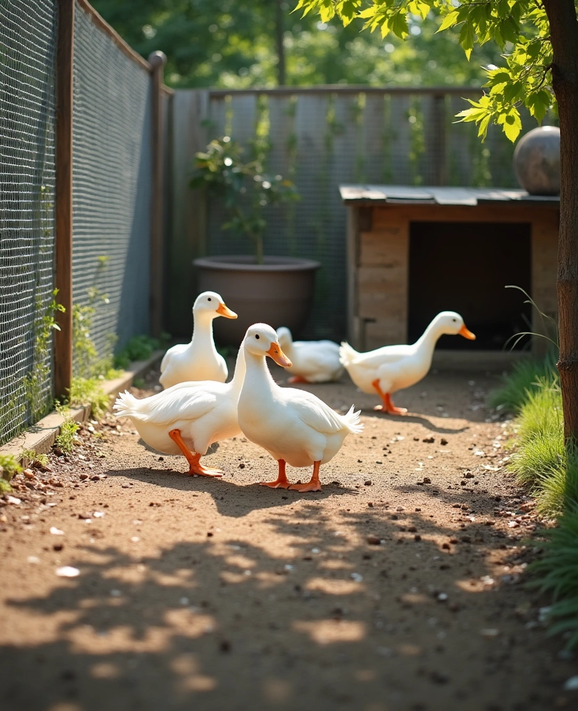 Create the Perfect Duck Coop: 15 Tips for a Cozy and Safe Shelter! - 4. Build a Secure Run