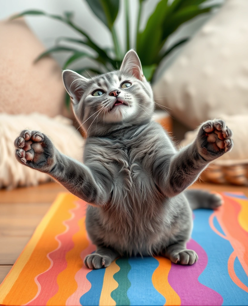 20 Captivating Cat Photos That Will Make You Smile (You’ll Adore #9!) - 9. The Ultimate Cat Yoga