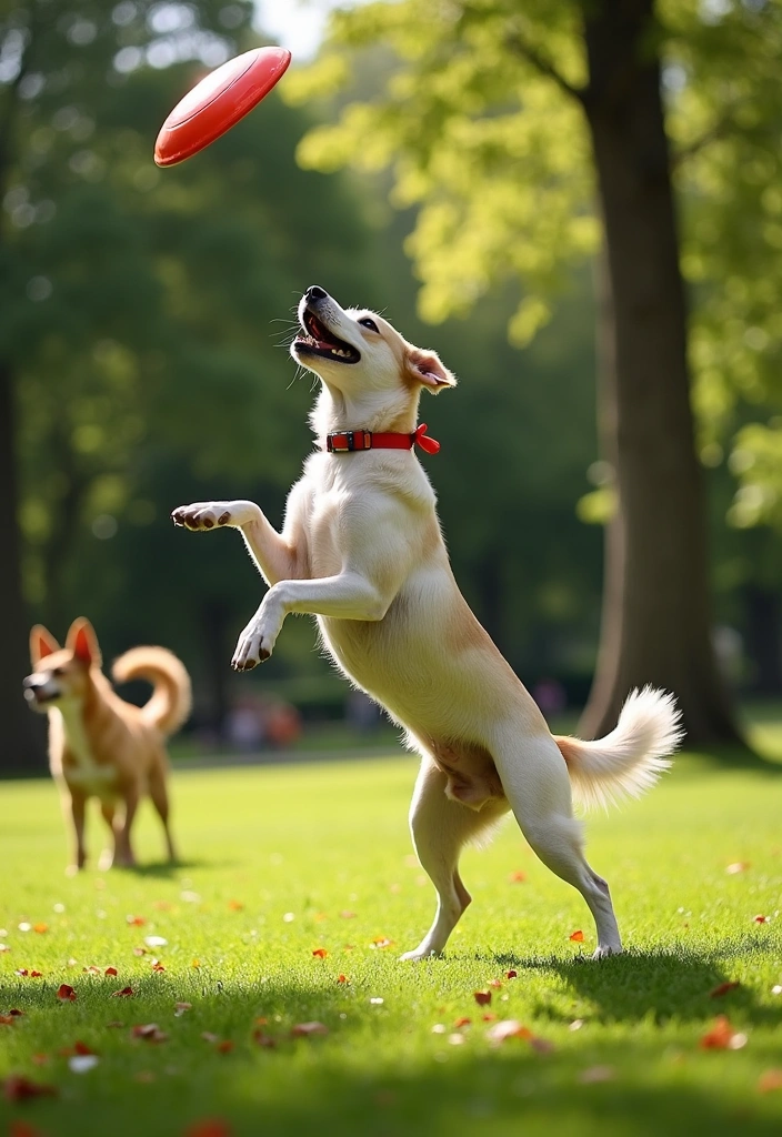 18 Fun Dog Exercise Ideas to Keep Your Pup Happy and Healthy (Don't Miss #12!) - 13. Frisbee Fetch in the Park