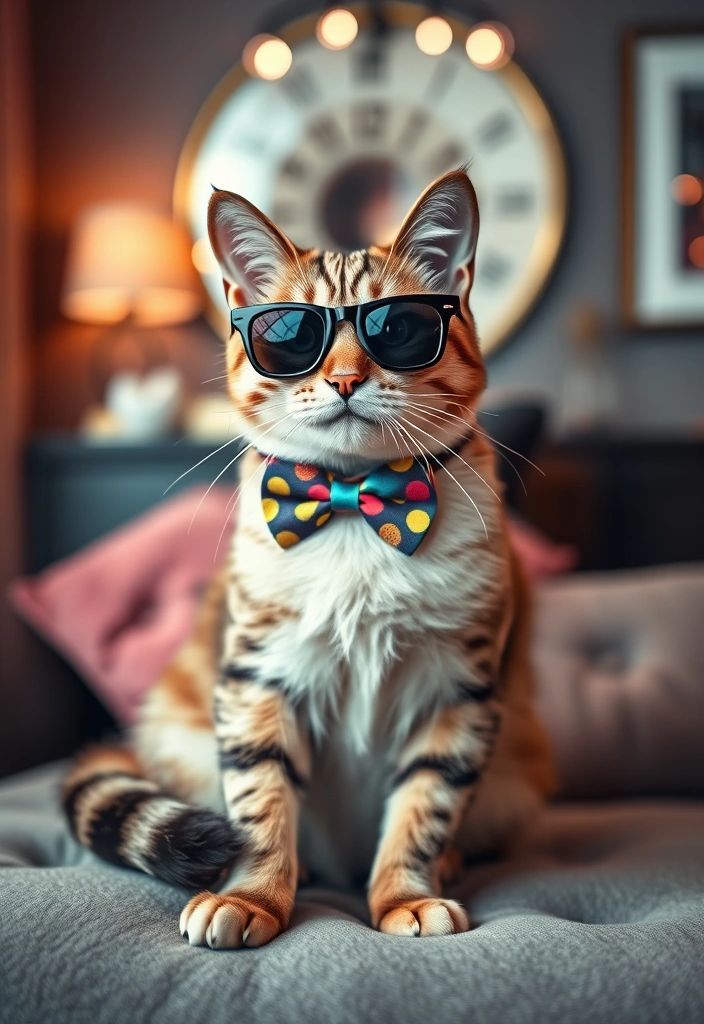 20 Captivating Cat Photos That Will Make You Smile (You’ll Adore #9!) - 10. The Feline Fashionista