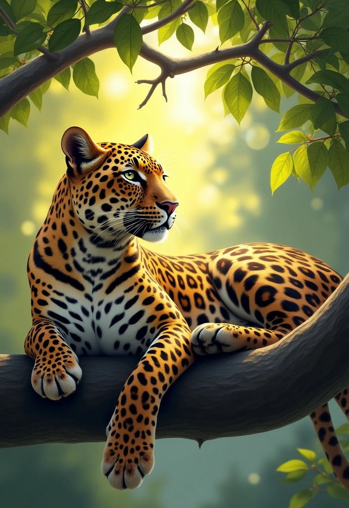 10 Stunning Big Cats Art Pieces That Will Take Your Breath Away! - 2. The Elegance of Leopards