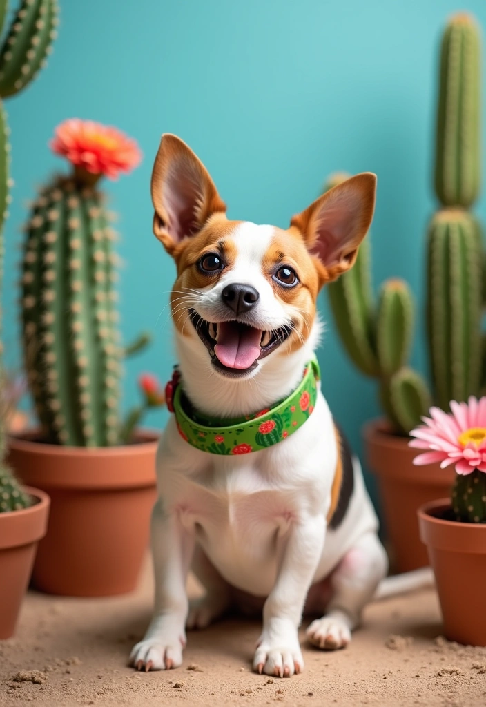 13 Silly Dog Collars That Will Make Your Friends Jealous (Especially #5!) - 8. The Cactus Cutie