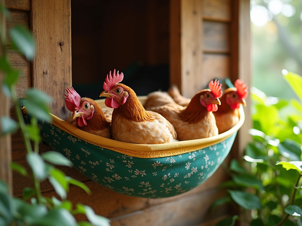 10 Amazing Chicken Perches That Will Make Your Hens Happy (You Won't Believe #5!) - 5. The Hammock Perch